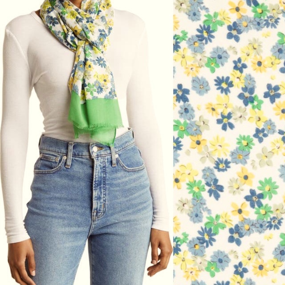 Kate Spade rectangular scarf